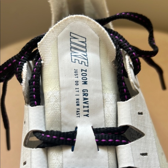 Nike White and Navy Zoom Gravity Athletic Sneakers - Picture 3 of 8